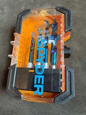 Spyder 19017 Stinger Mach-Blue Hex Shank Drill Bit Set, 10-Piece- missing 2